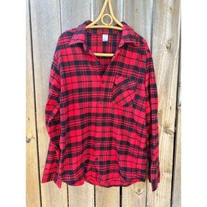 red & black flannel